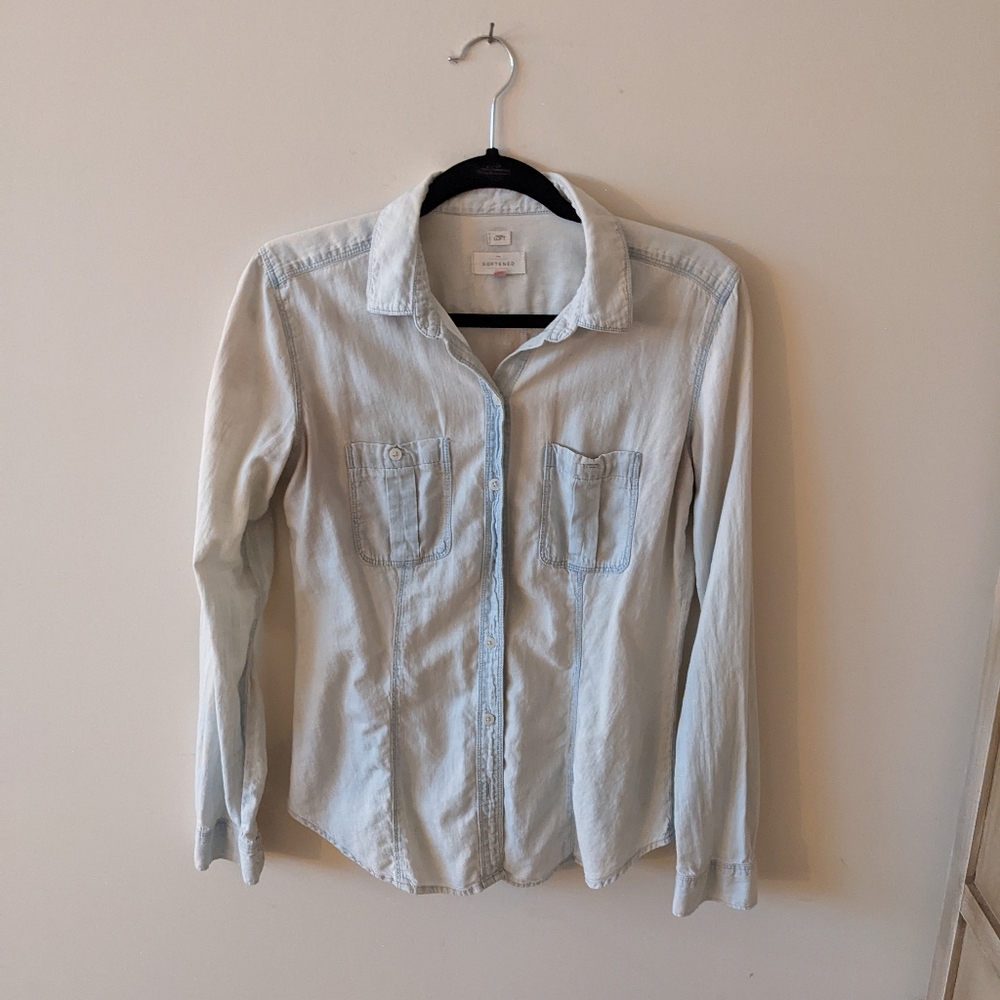 LOFT Chambray Softened Shirt
